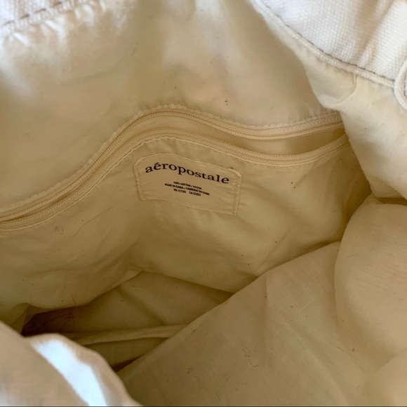 Cream Tote Bag - Picture 3 of 4